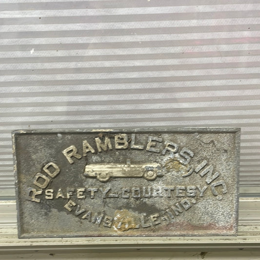 Rod Ramblers License Plate