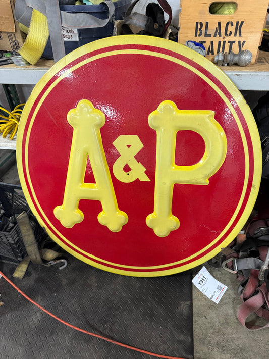A&P SSP Embossed Sign