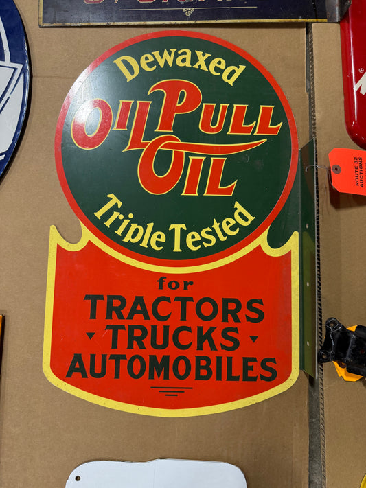 Oil Pull Flange Sign