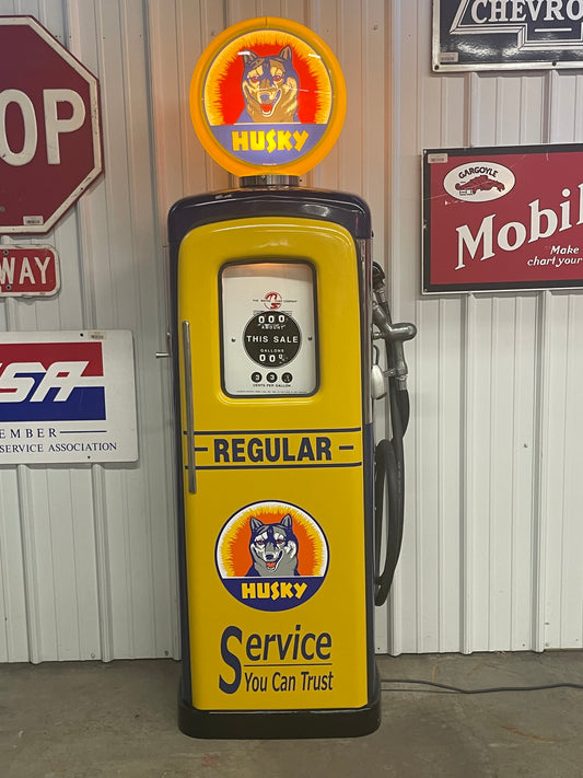 Husky 60s Model Gas Pump