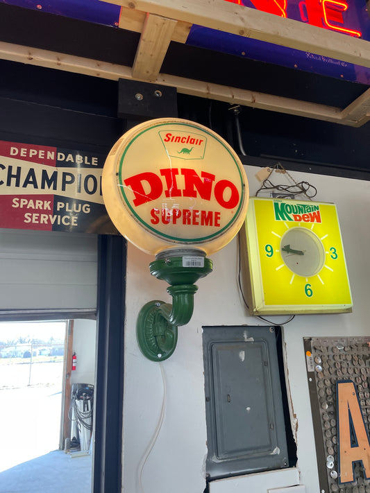 Sconce with Dino Globe