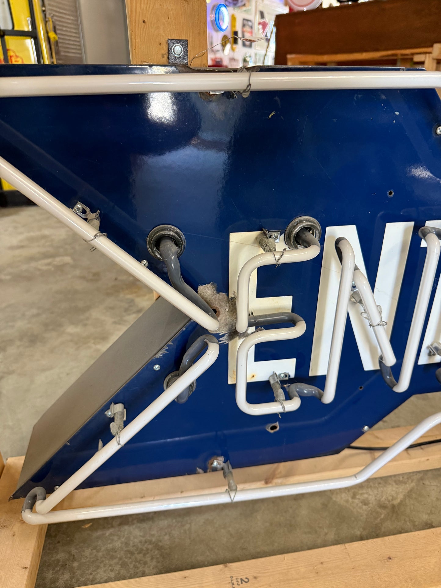 Entrance Arrow Neon Sign