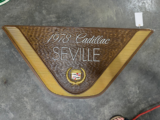 1978 Cadillac Seville Showroom Sign