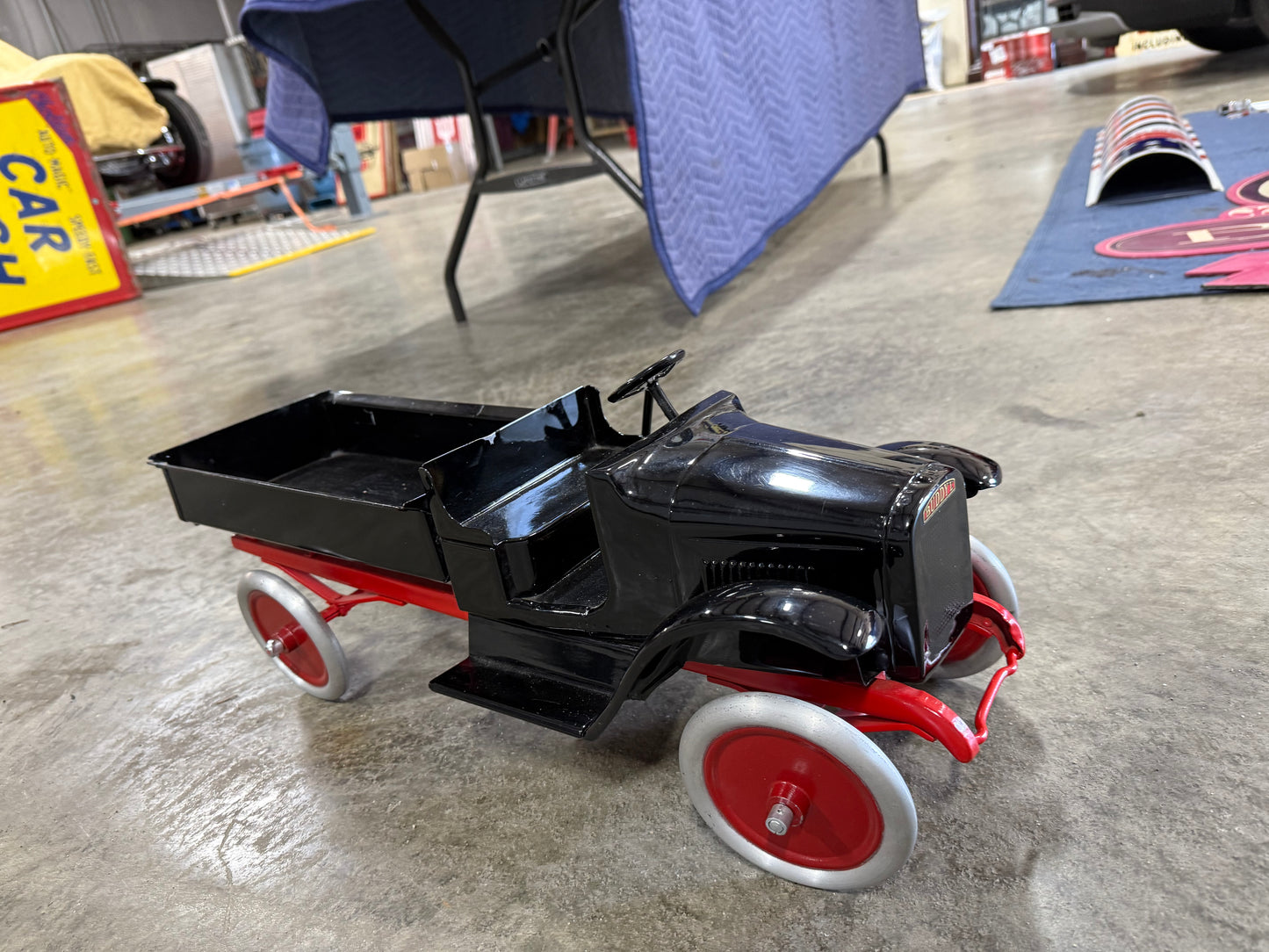 Buddy "L" Black Restored Truck