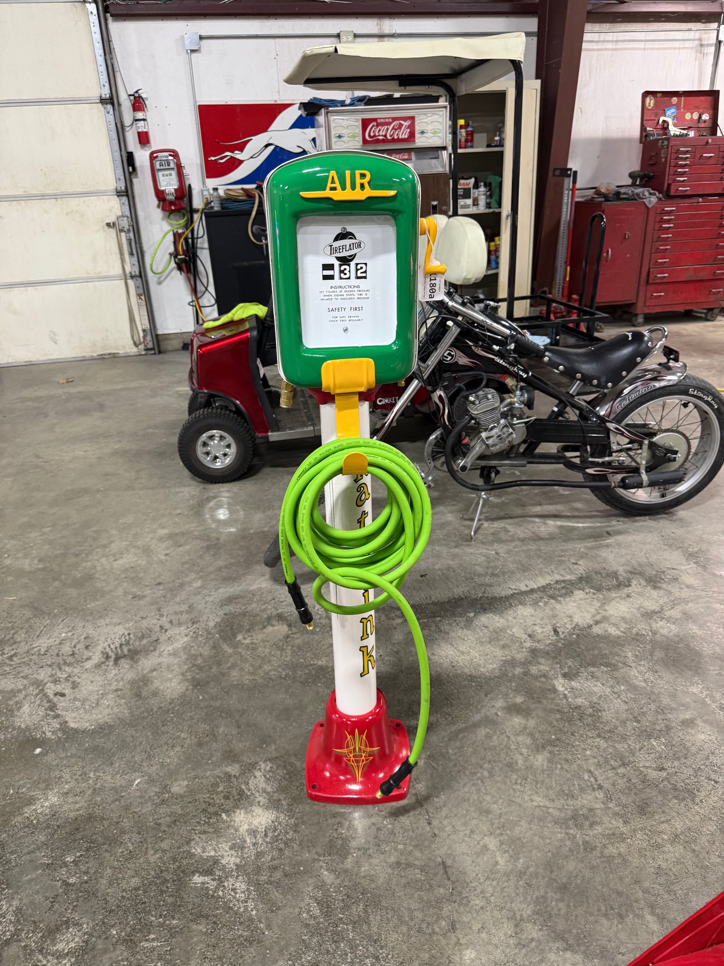 Rat Fink Custom Tireflater Service Station Air Meter