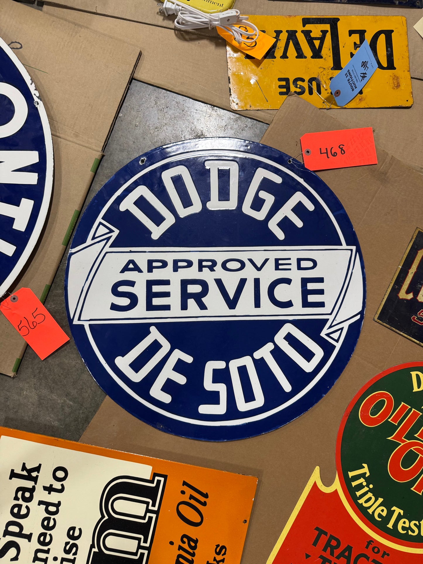 Dodge Desoto DSP Sign