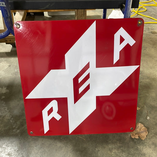 Railway Express Agency REA SSP Sign Vintage