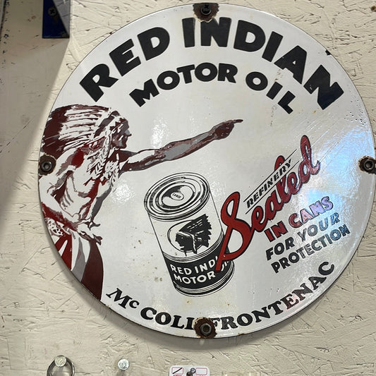 Red Indian Motor Oil Pump Plate