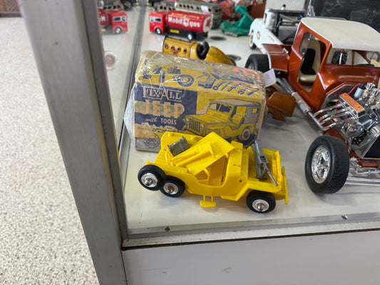"Fix All" Toy Jeep in Box - Yellow