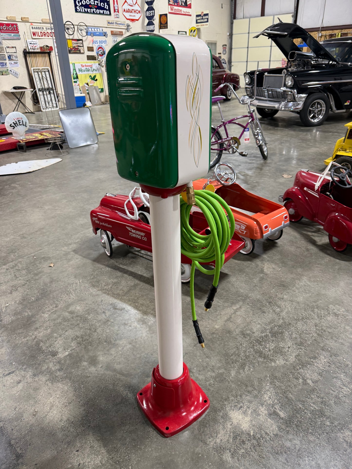 Rat Fink Custom Tireflater Service Station Air Meter