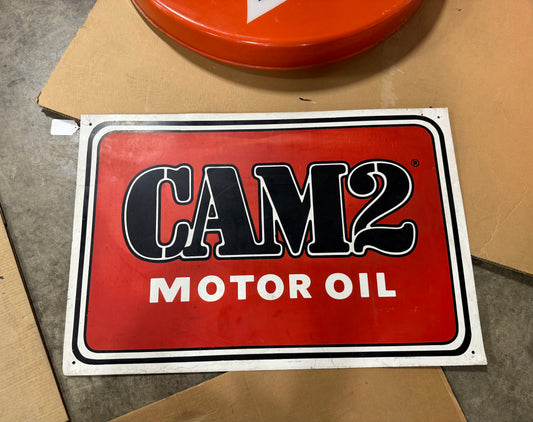 CAM2 Motor Oil SST Advertising Sign - Vintage