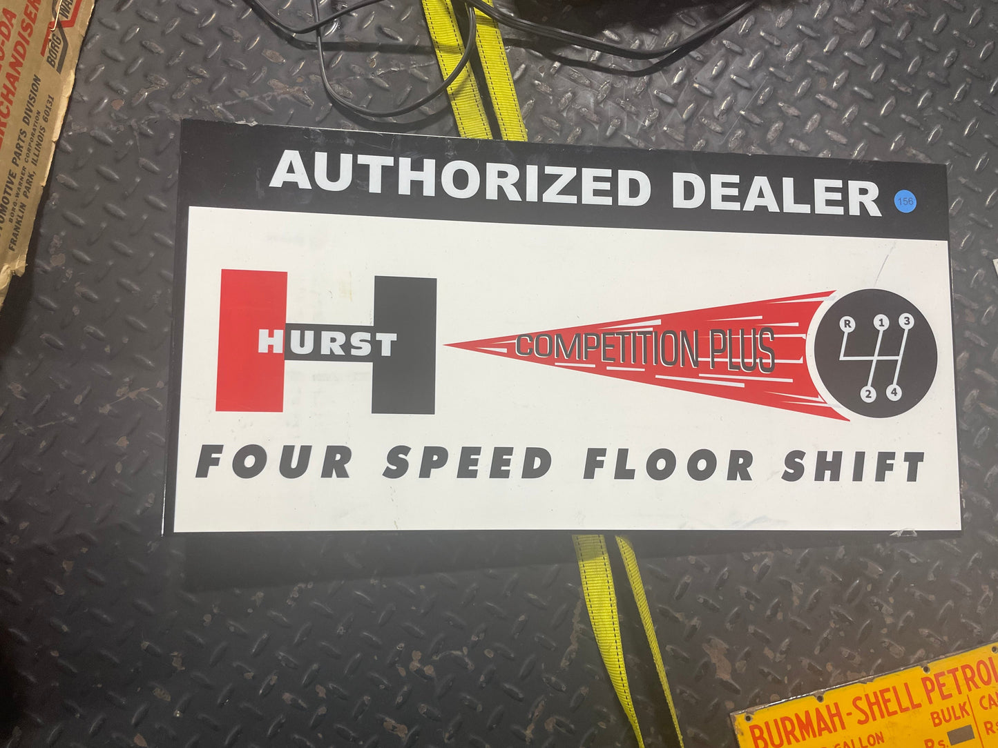 Hurst Shifters Dealer Flange Sign