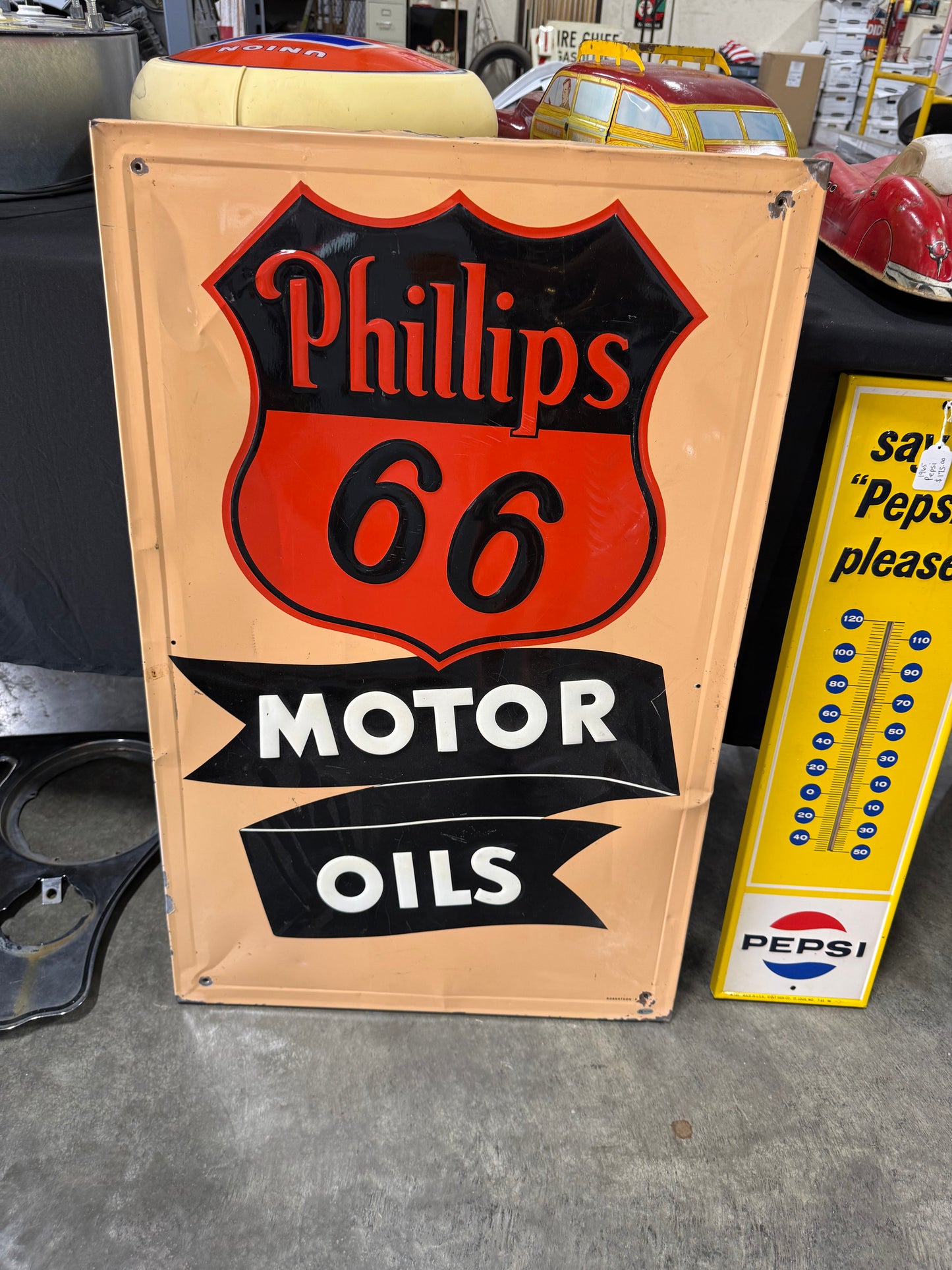 Phillips 66 Motor Oils Sign