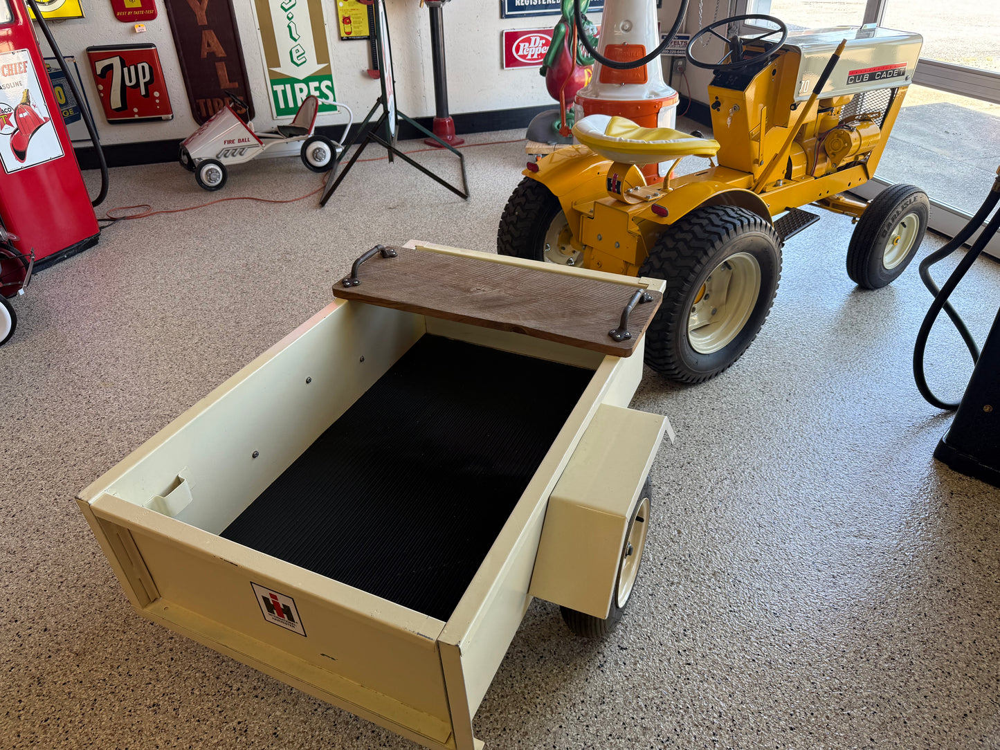 Cub Cadet Tractor with Trailer and Tow Seat