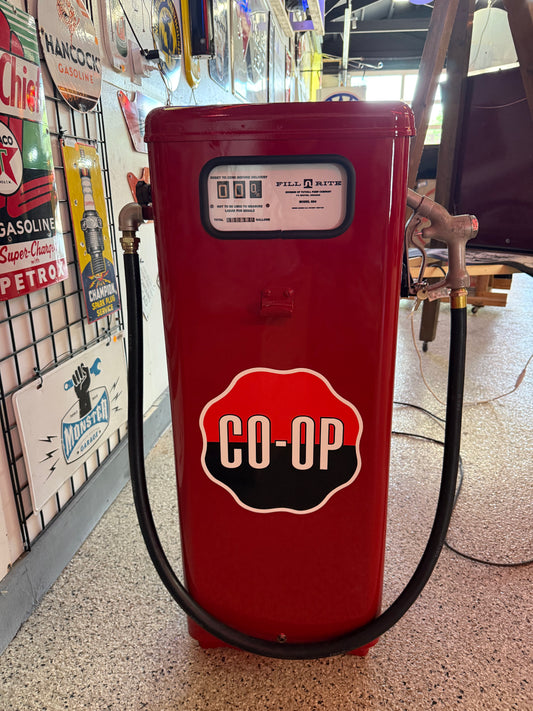 Vintage CO-OP Gas Pump