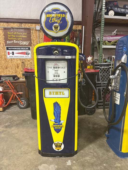 Atlantic Richfield Ethyl Gas Pump - Restored