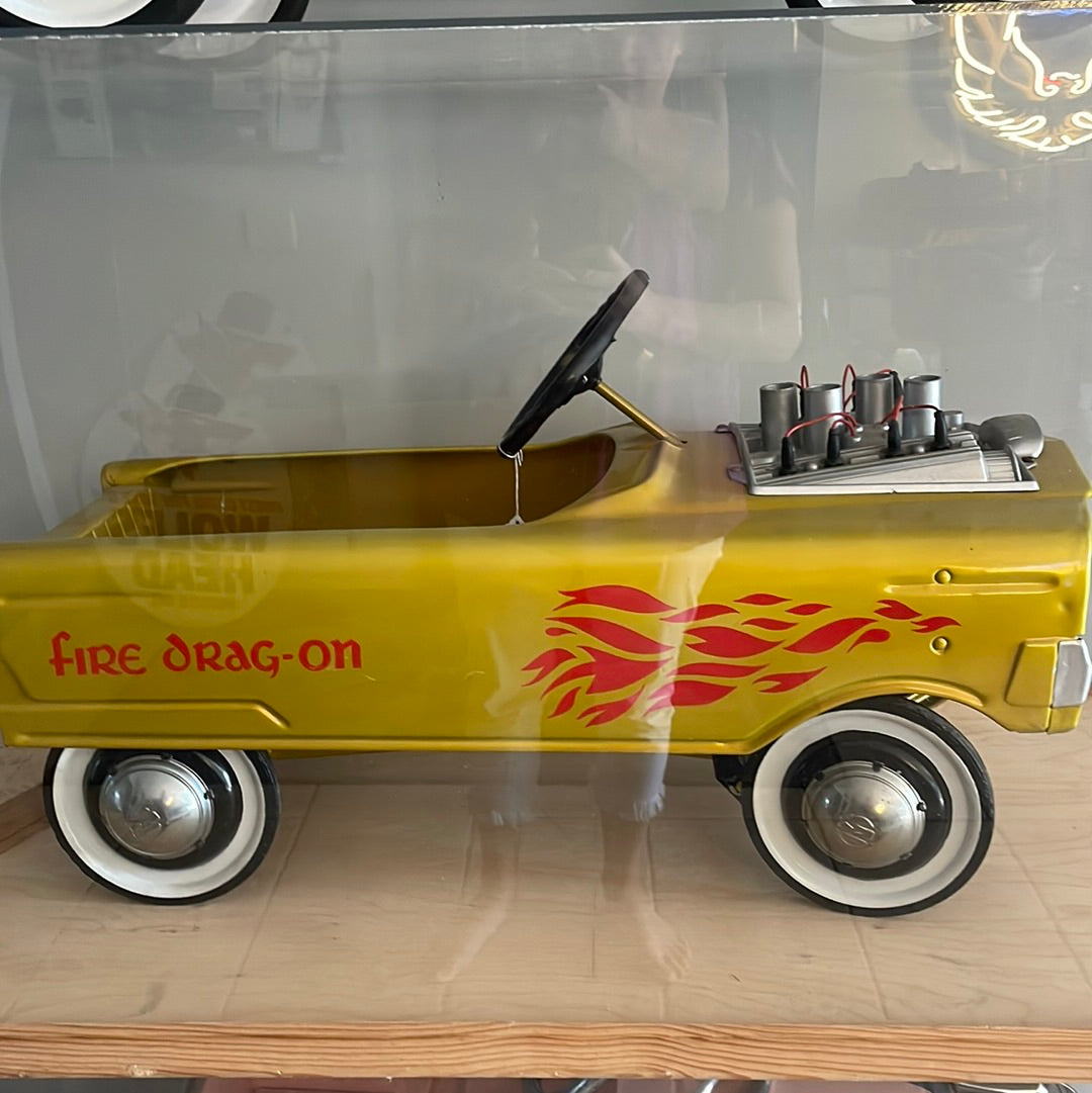 Fire Drag-on Gold Pedal car