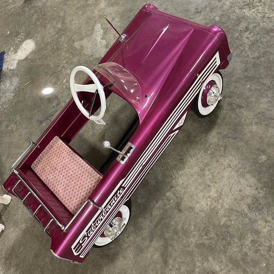 AMF Suburbanite Pedal Car - Purple Restored