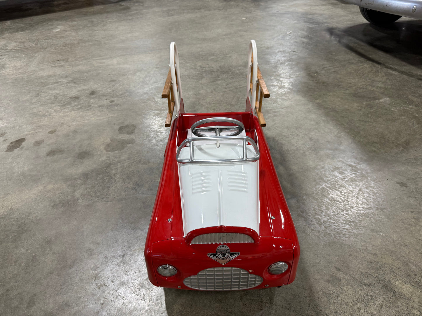 AMF Hook and Ladder Fire Truck Pedal Car - Restored