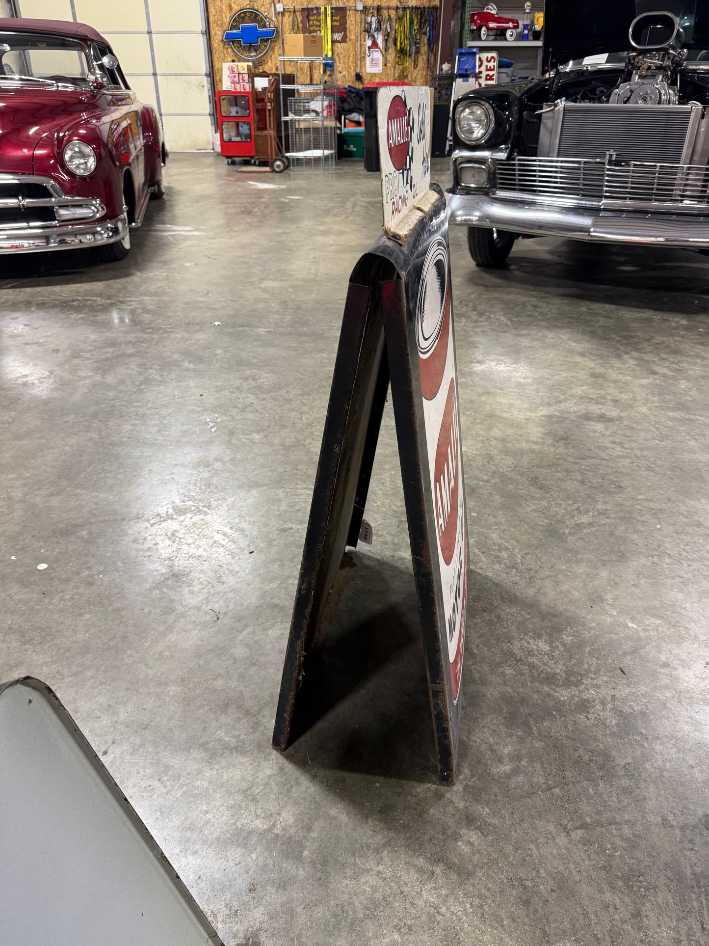 Amalie Pro Racing Motor Oil Vintage DST Curb Sign