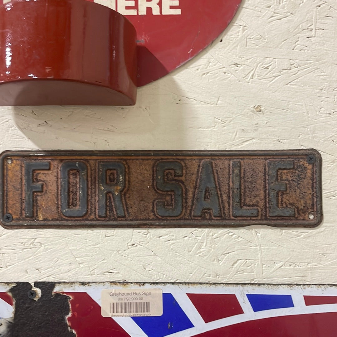 "For Sale" Sign - Metal