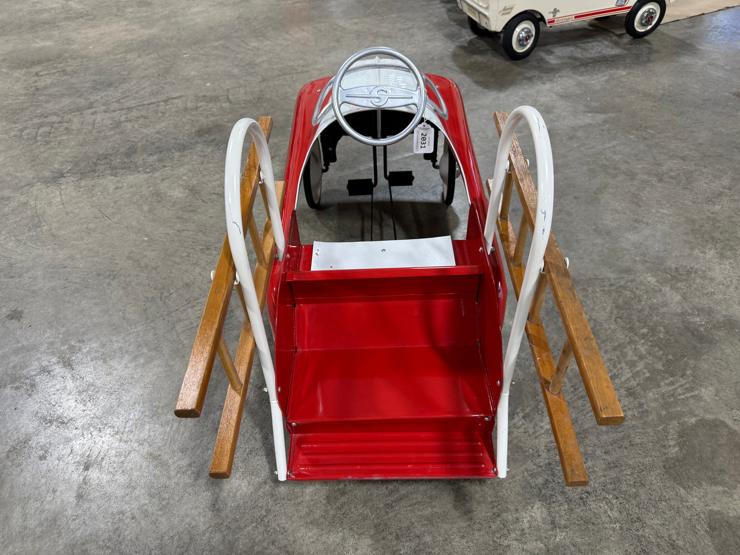 AMF Hook and Ladder Fire Truck Pedal Car - Restored