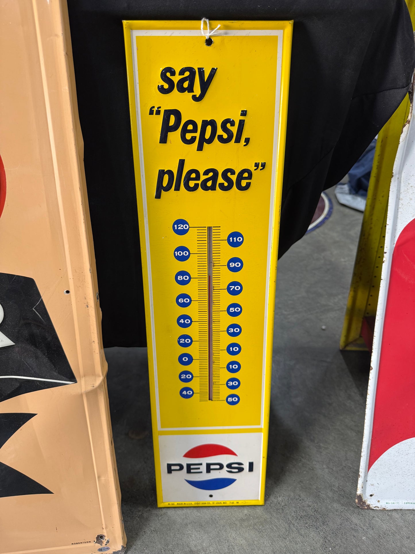 1965 Pepsi Thermometer