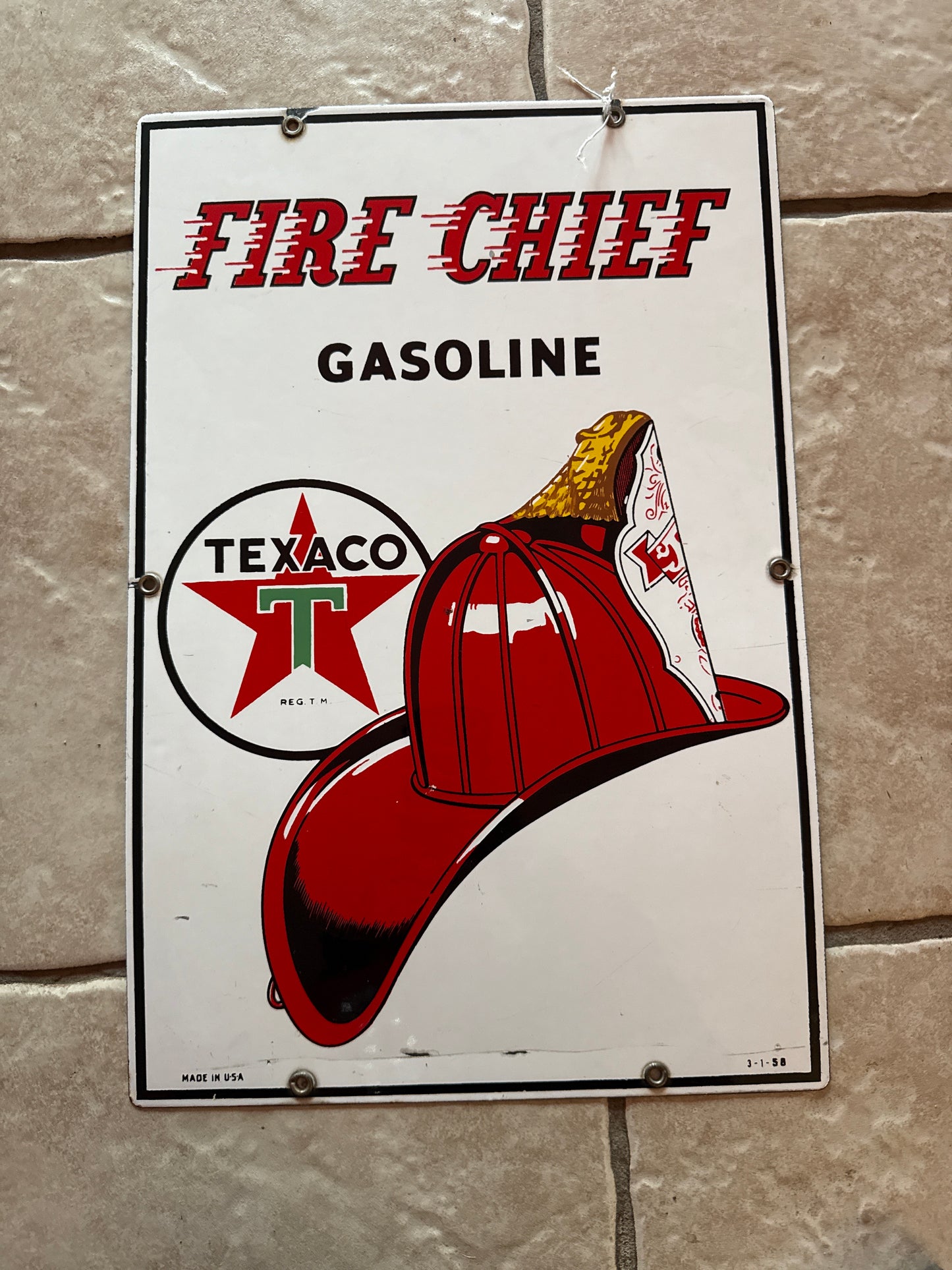 Fire Chief Pump Plate - A