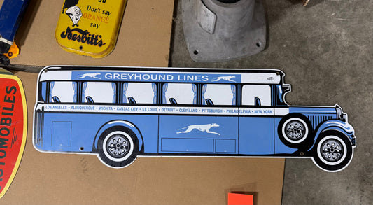 Greyhound SSP Bus Cutout Sign