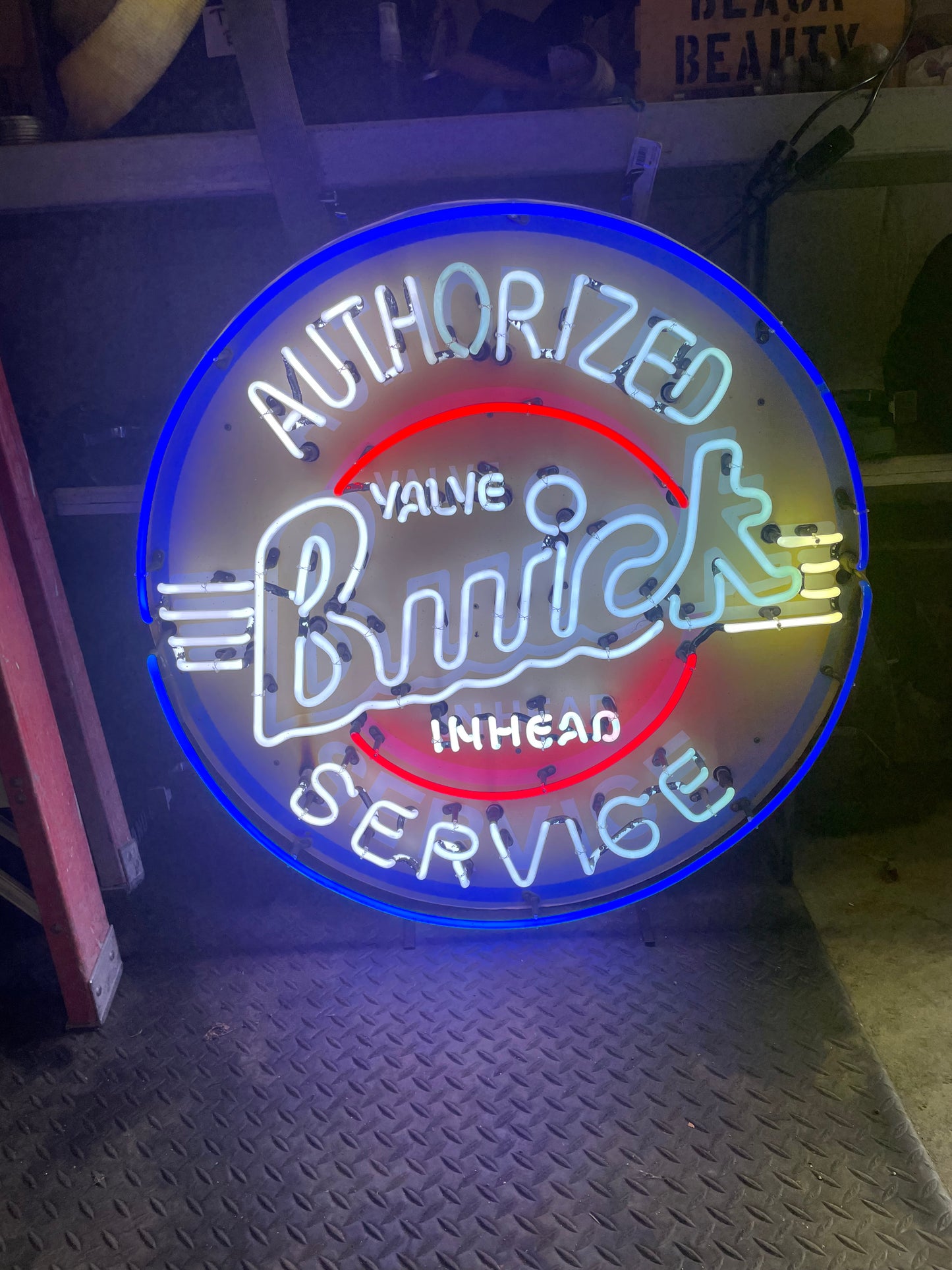 Authorized Buick Service Neon Sign