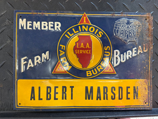 Illinois Farm Bureau Member SST Sign
