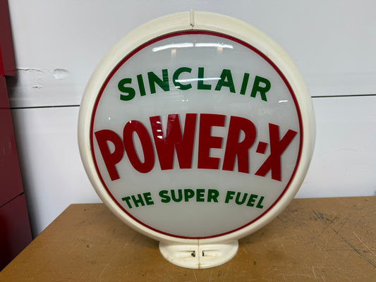 Sincalir Power-X The Super Fuel Pump Globe