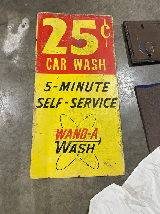 25 Cent Car Wash Sign