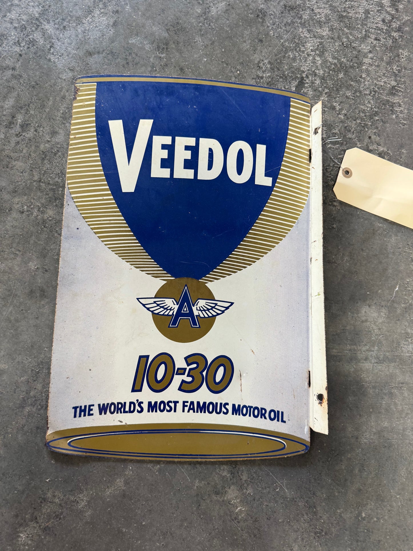 Veedol Oil Can Flange