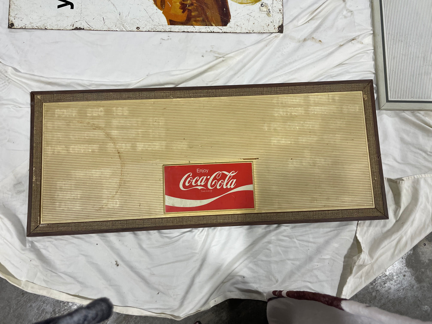 Coca Cola Letter Board