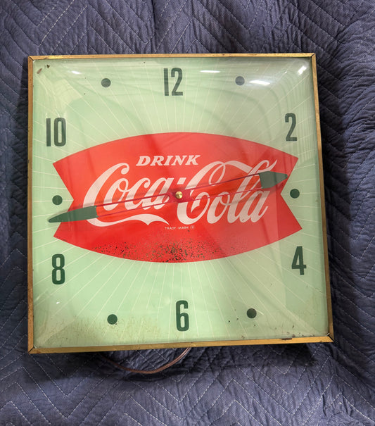 Coca Cola Light Up Clock