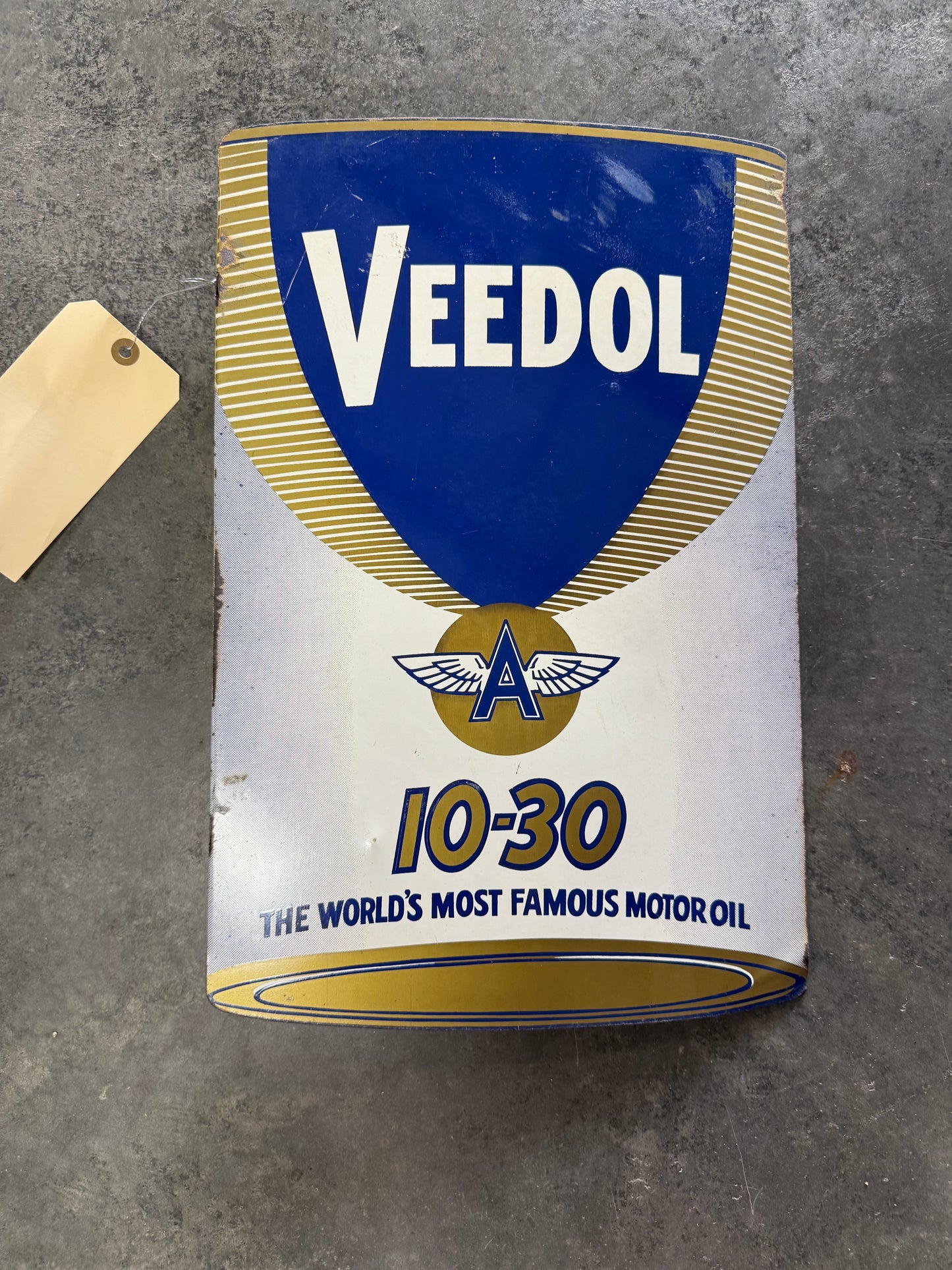 Veedol Oil Can Flange