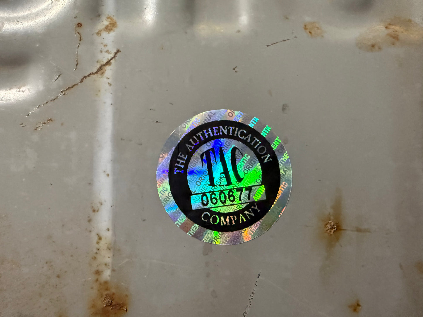 Mobilgas Pump Plate with Pegasus Logo - TAC