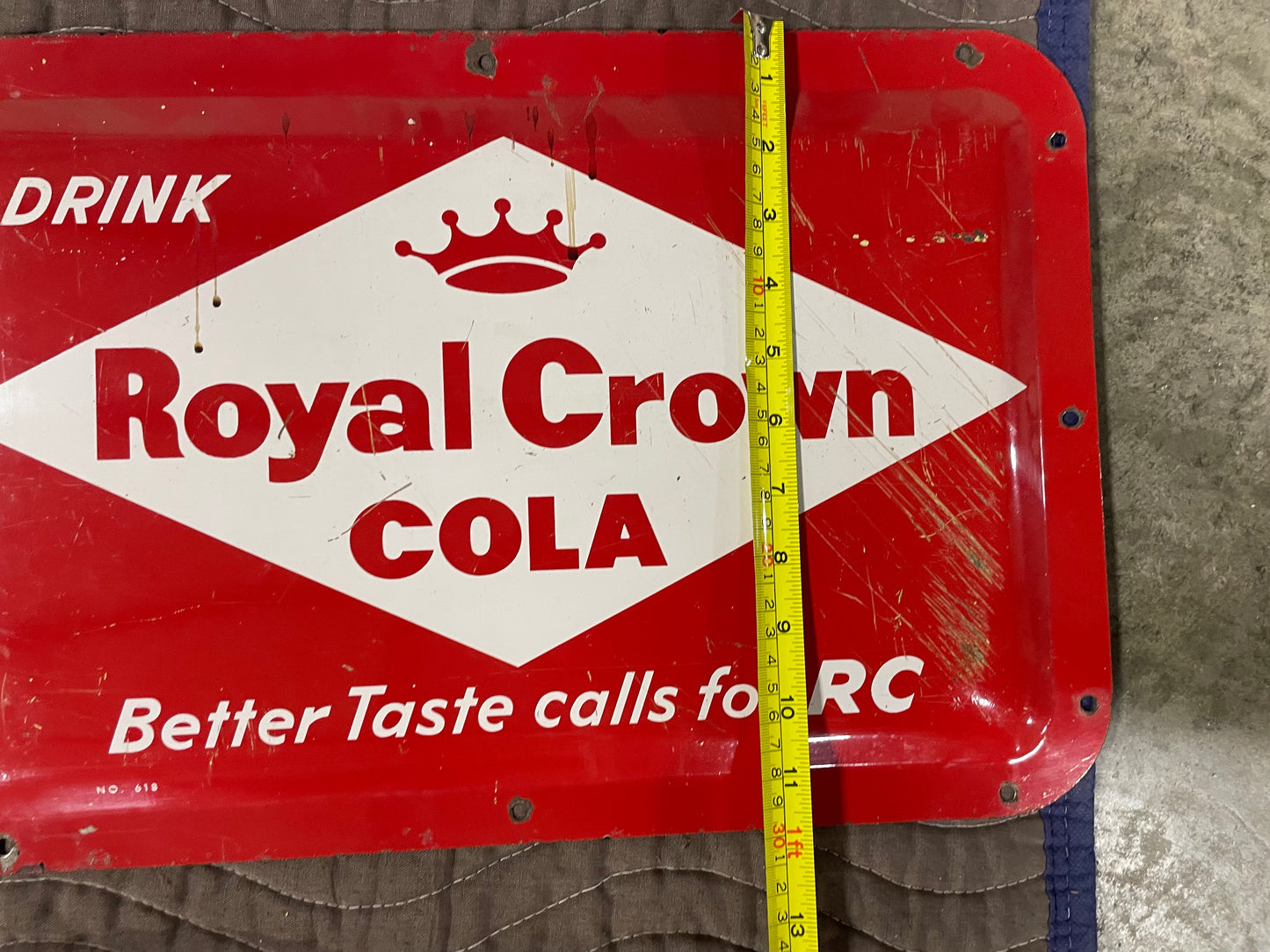 Drink Royal Crown Cola SSP Sign