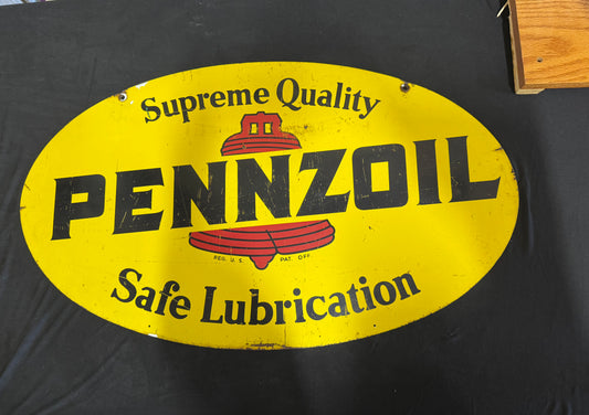 Pennzoil DSP Oval Sign