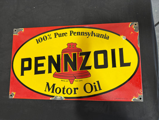 Pennzoil Motor Oil Horizontal Sign