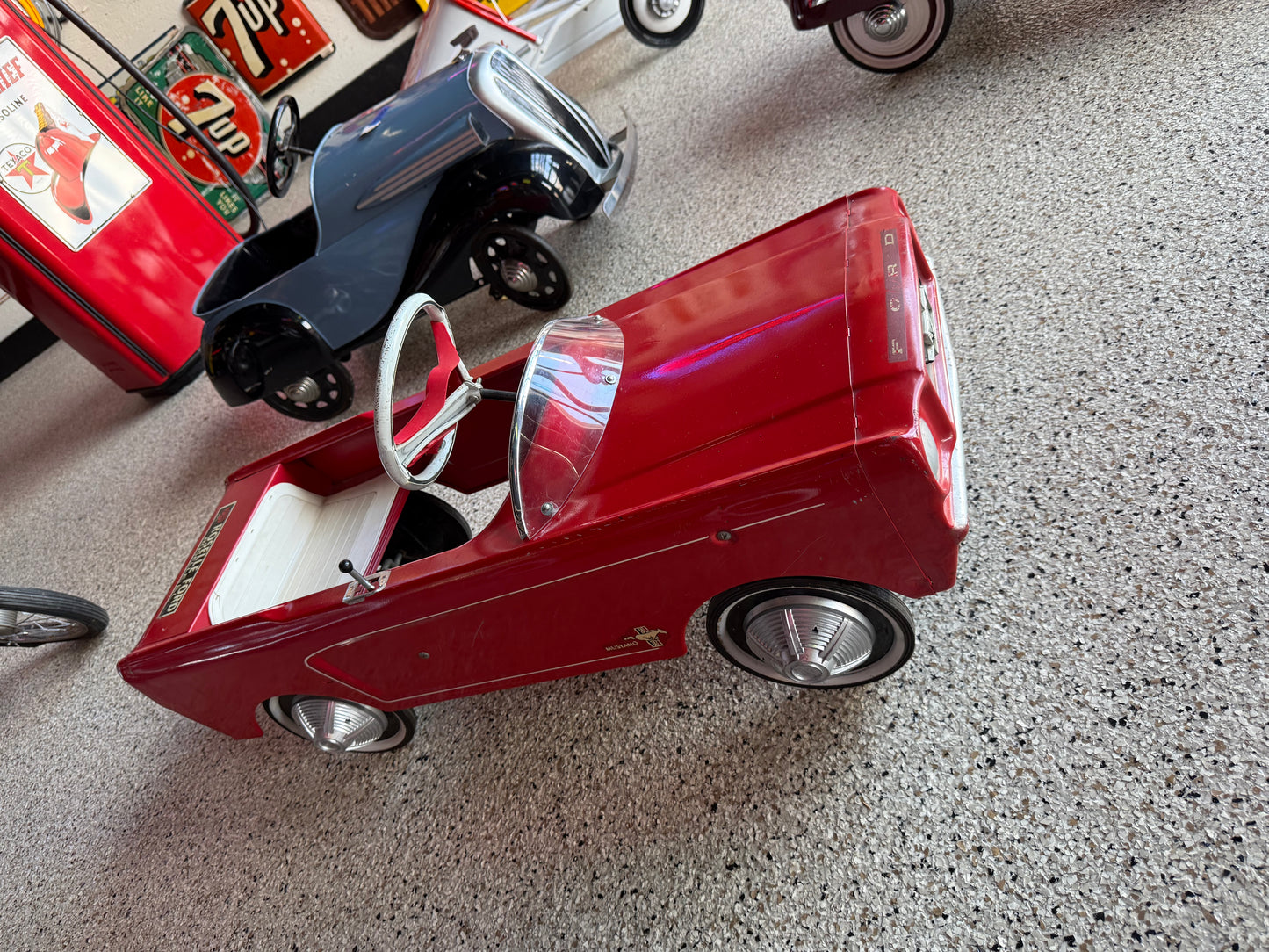 Mustang Pedal Car - Red