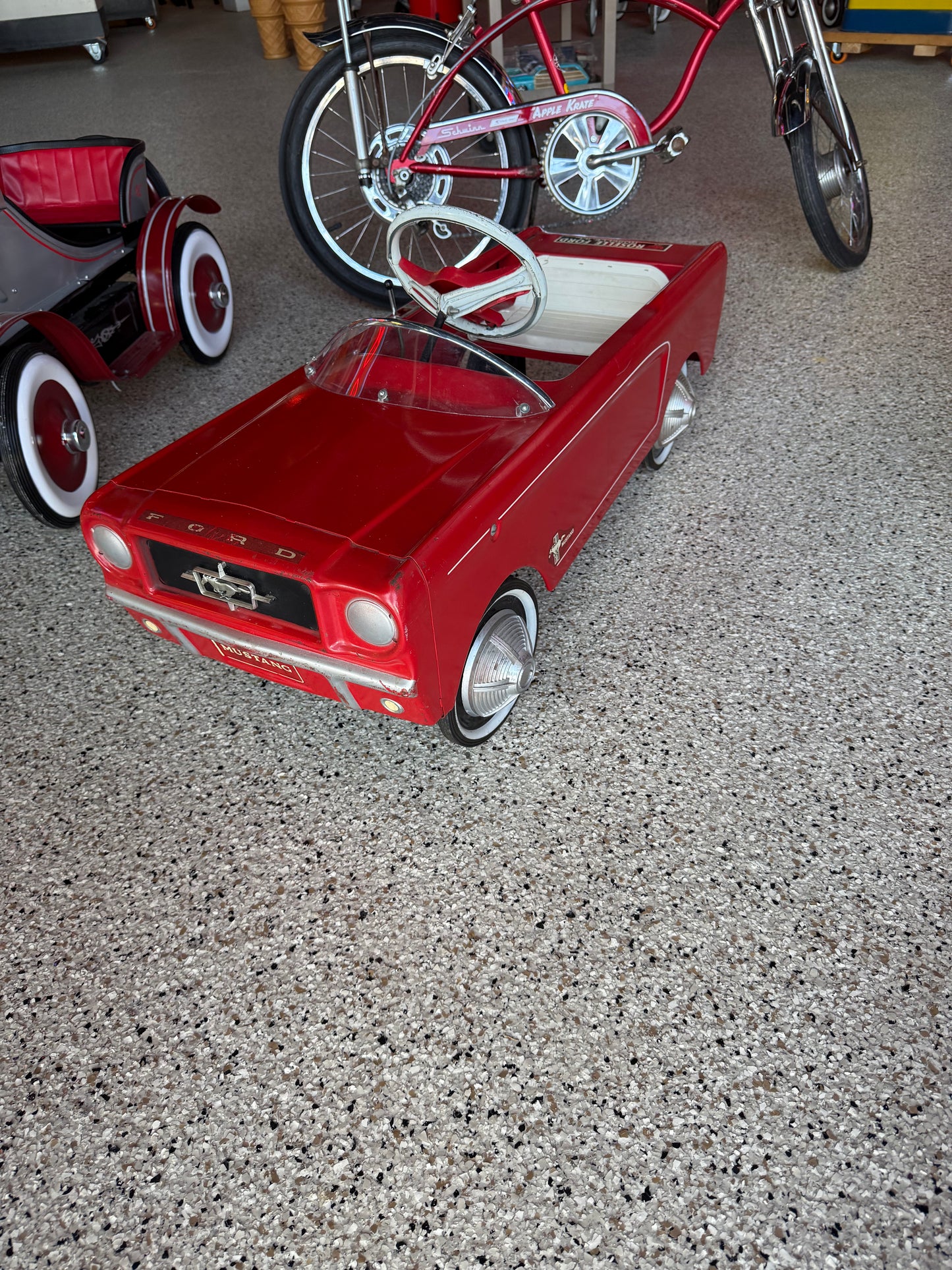 Mustang Pedal Car - Red