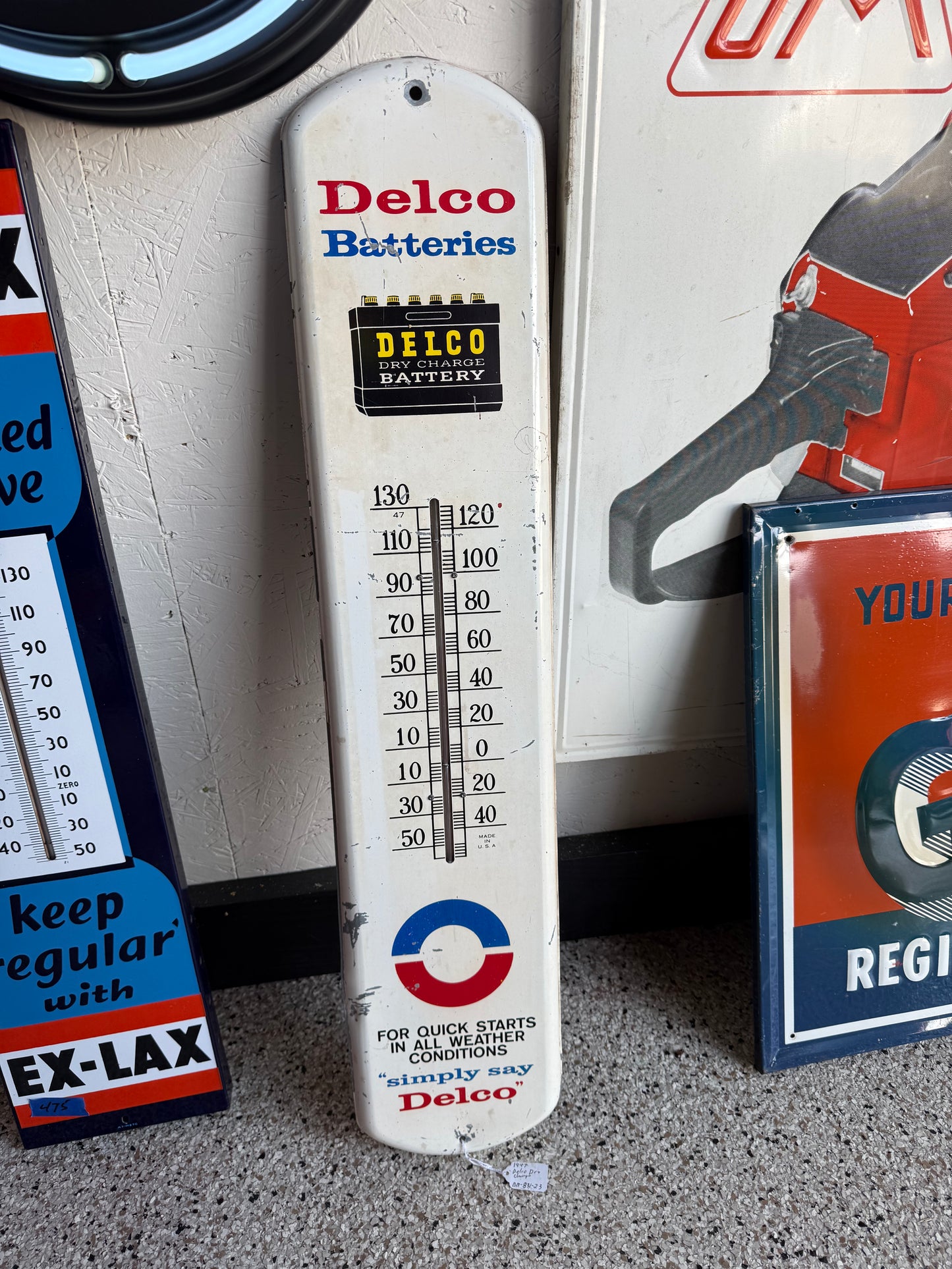 Delco Batteries Thermometer