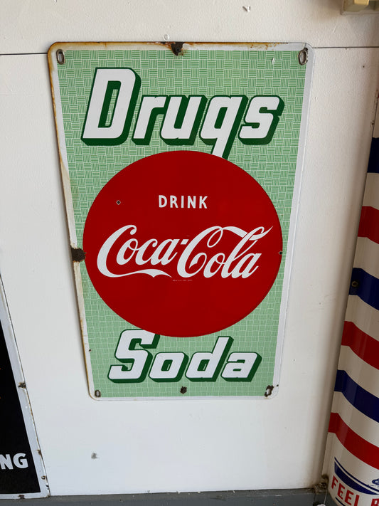 Coca Cola Drug Store SSP Sign