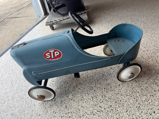 STP Blue Pedal Car