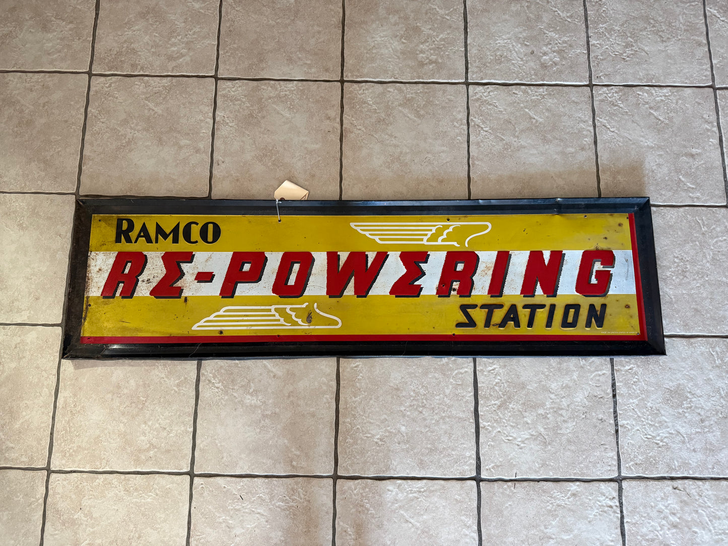 RAMCO RE-POWERING STATION Sign