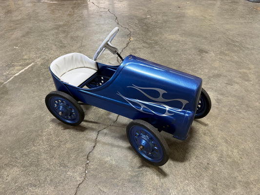 Hot Rod Blue Pedal Car
