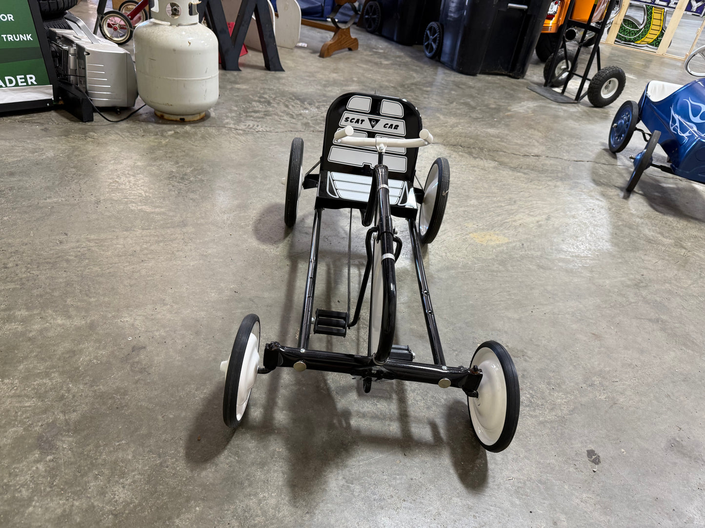 AMF Black Scat Pedal Car