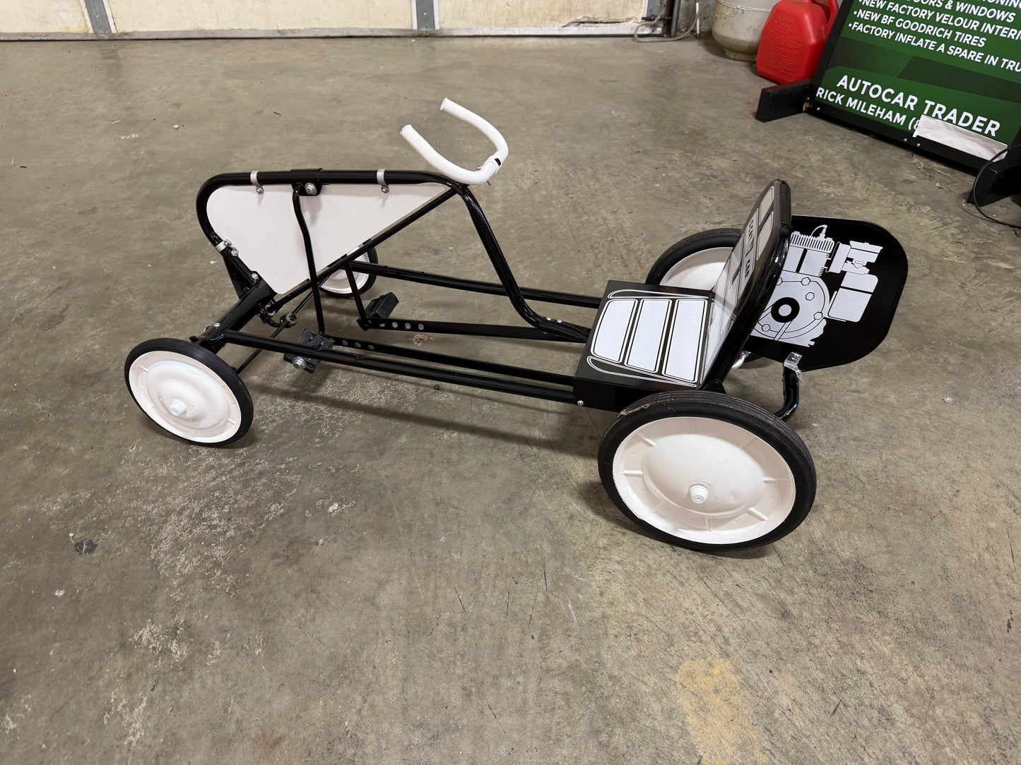 AMF Black Scat Pedal Car